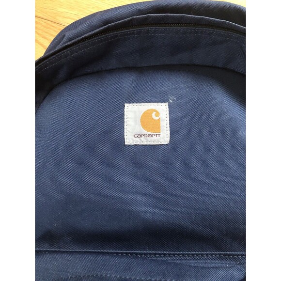 Carhartt Rucksack Canvas Backpack Insulated Cooler Blue #3454 - Picture 3 of 7